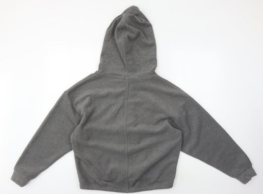 Puma Men's Grey XL Full Zip Hoodie with Logo