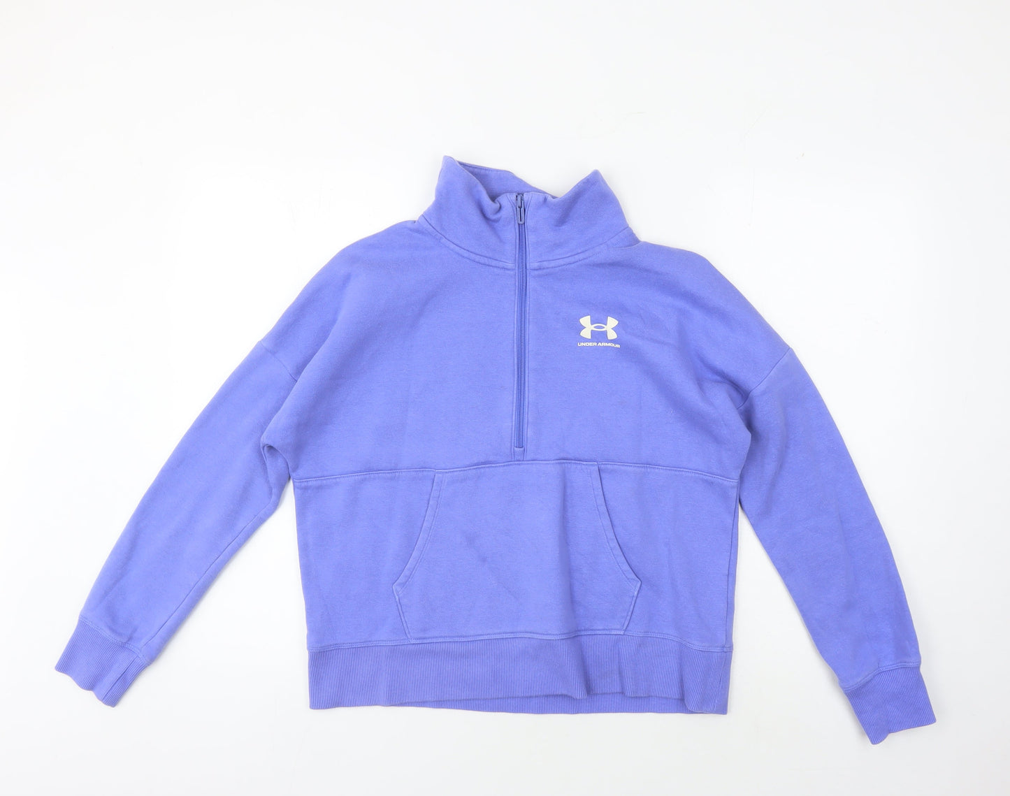 Under Armour Women's Purple Hoodie, Size S, Relaxed Fit