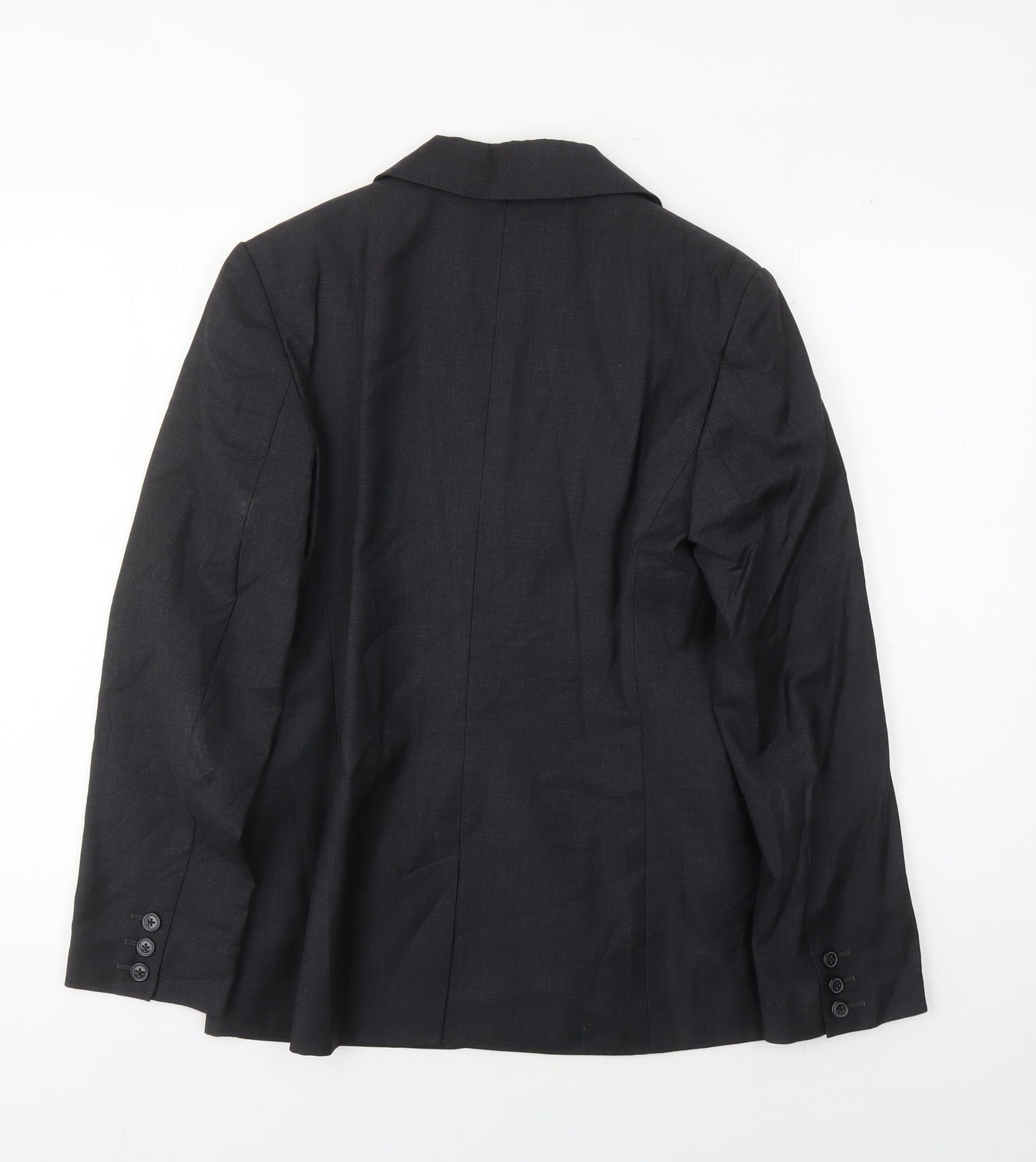 T.M.Lewin Black Wool Cashmere Women's Suit Jacket Size 10