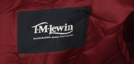 T.M. Lewin Men's Blue Wool Blazer, Size 43R