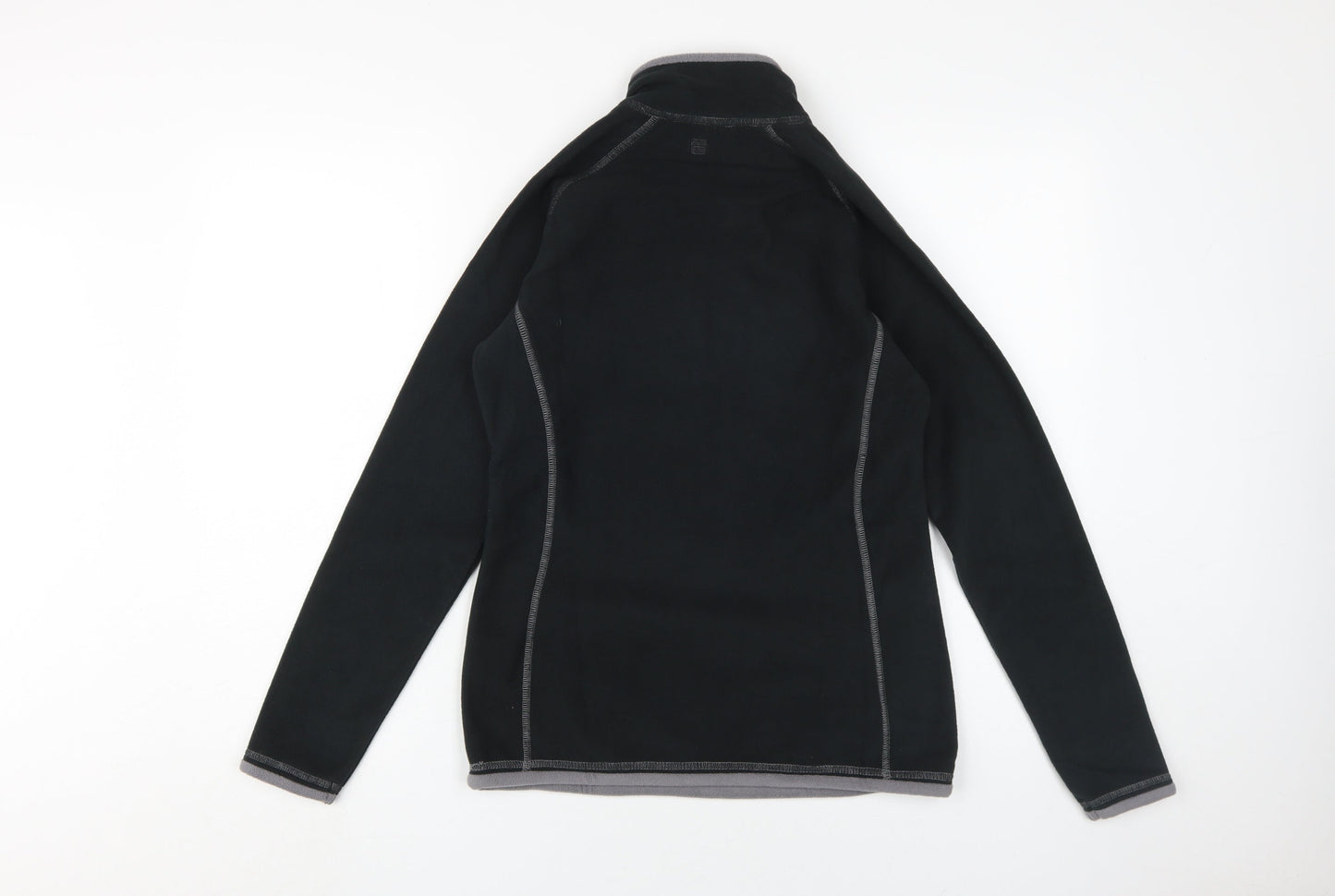 Mountain Warehouse Women's Black Fleece Henley Sweatshirt S