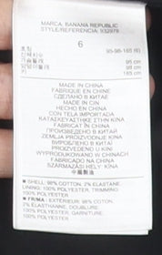 Banana Republic Women’s Black & White Sheath Dress, Size 6