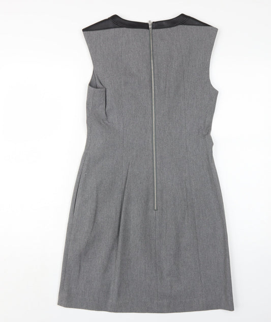 Banana Republic Women's Grey Sheath Dress Size 4