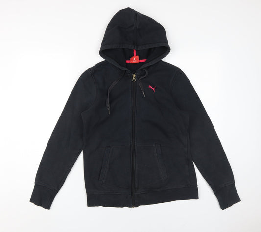 Puma Women's Black Full Zip Hoodie Size 12