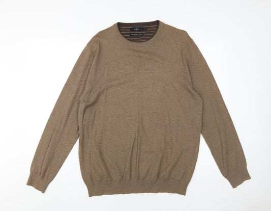 Jeff Banks Men's Brown Wool Blend Pullover S