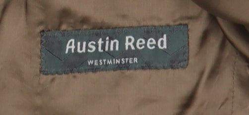 Austin Reed Men's Brown Blazer 44 Regular Wool Two-Button