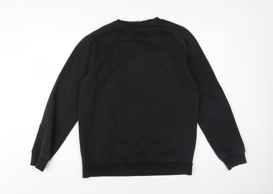 Puma Men's Black Medium Crew Neck Sweatshirt