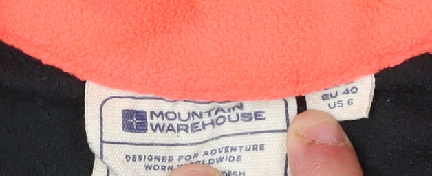Mountain Warehouse Women's Black Fleece Pullover - Size 12