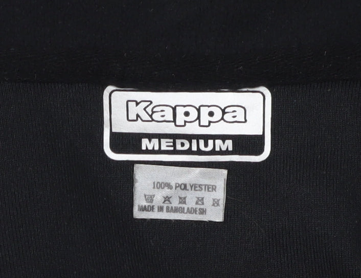 Kappa Men's Black Fleece Jacket M - Casual Full Zip