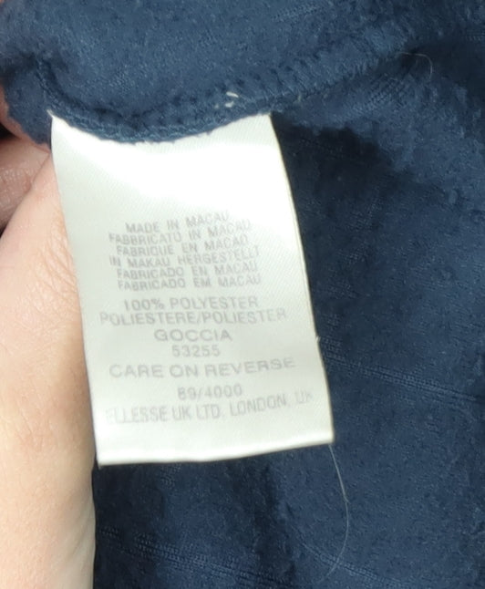 Ellesse Men's Blue 1/4 Zip Sweatshirt L