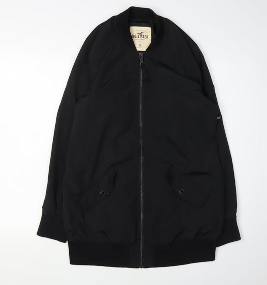 Hollister Men's Black Bomber Jacket M - Casual Style