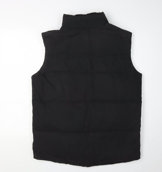 Crew Clothing Men's Black L Puffer Waistcoat
