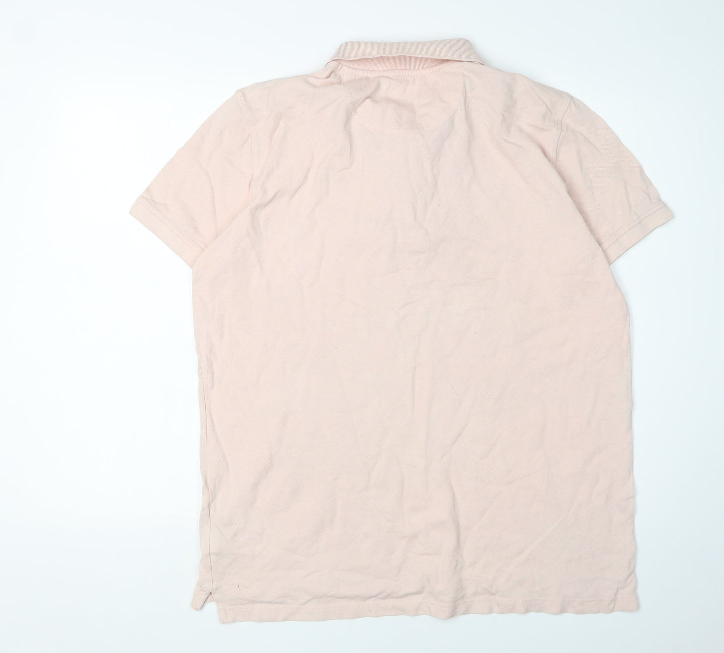 Henri Lloyd Men's Pink Regular Fit Polo Shirt L