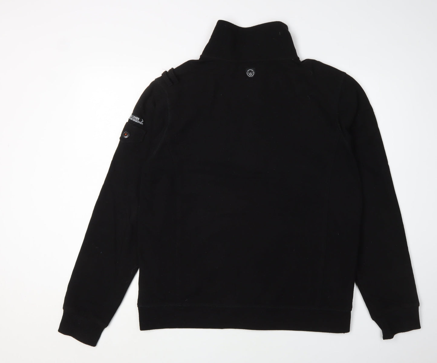 Duck and Cover Men's Black XL Full Zip Sweatshirt
