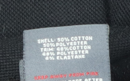 Duck and Cover Men's Black XL Full Zip Sweatshirt