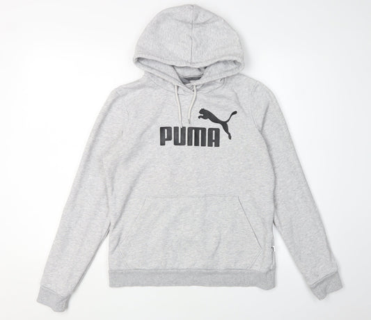 Puma Grey Hoodie Unisex Adults Size 12