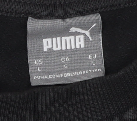 Puma Men's Black Pullover Sweatshirt L
