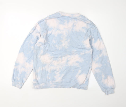 Monki Women's Blue Tie-Dye Sweatshirt XS