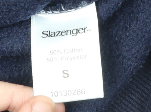 Slazenger Men's Black Full Zip Hoodie, Size S