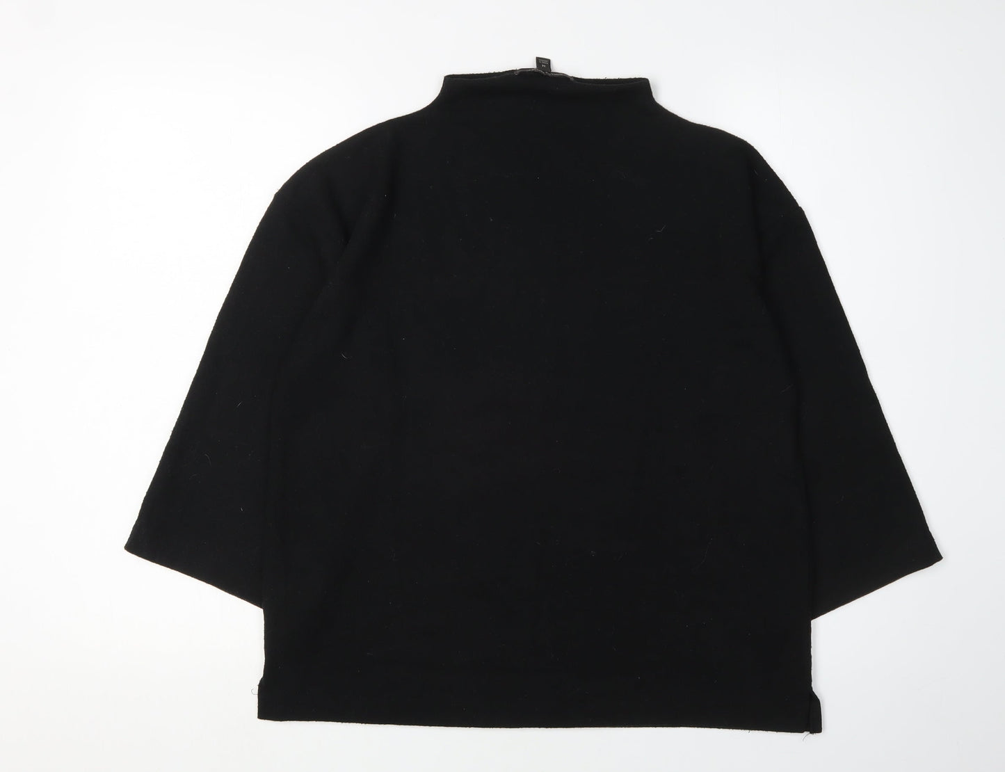 Banana Republic Women's Black High Neck Jumper M