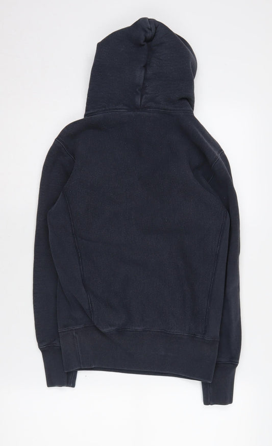Champion Unisex Black Pullover Hoodie XS