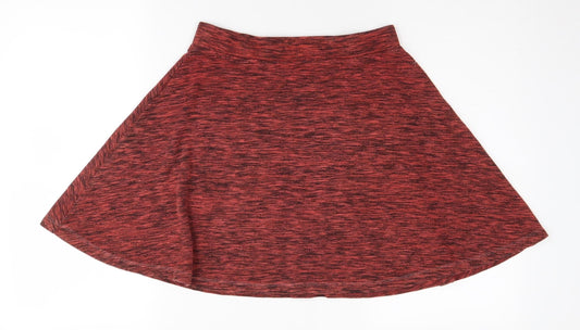Superdry Women's Red A-Line Skirt, Size M