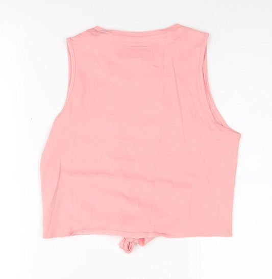 Sonneti Girls Pink Sleeveless Logo T-Shirt 12-13 Years