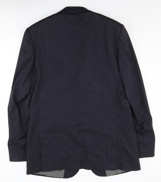 Ted Baker Men's Black Striped Suit Jacket 40L