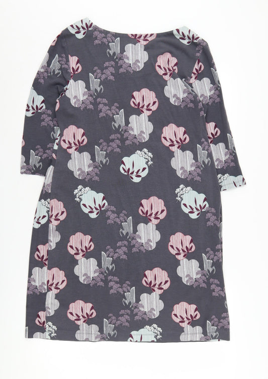 White Stuff Women's Multicoloured Floral Dress UK 16