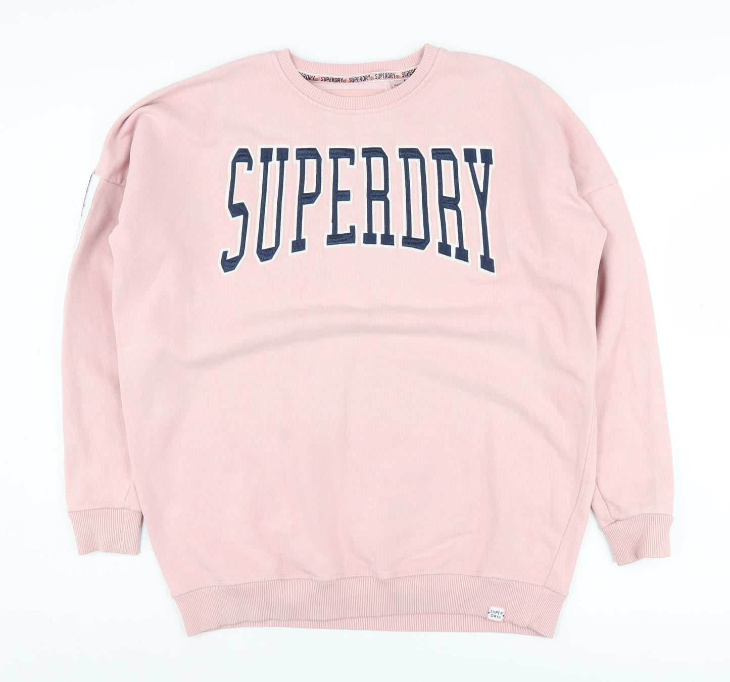 Superdry Women's Pink Pullover Sweatshirt, Size 8