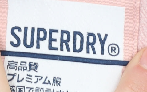 Superdry Women's Pink Pullover Sweatshirt, Size 8