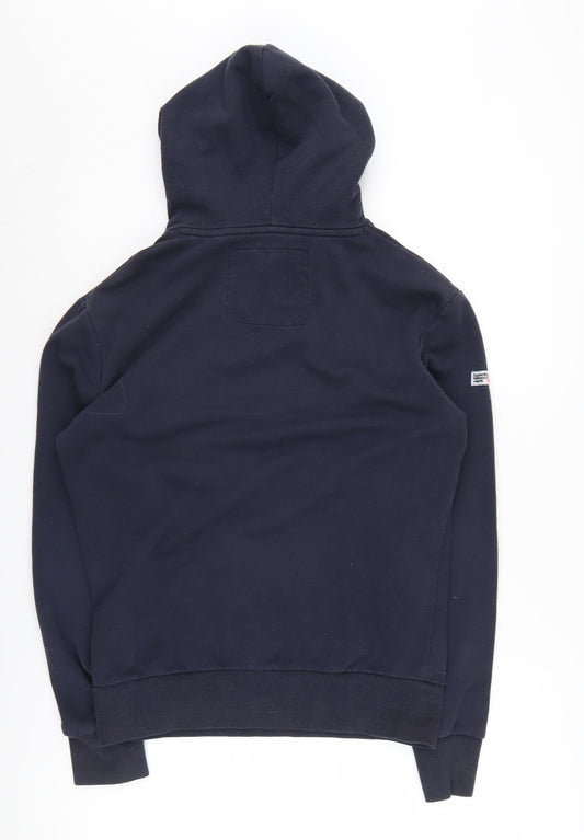 Superdry Men's Black Pullover Hoodie M Athletic Gym