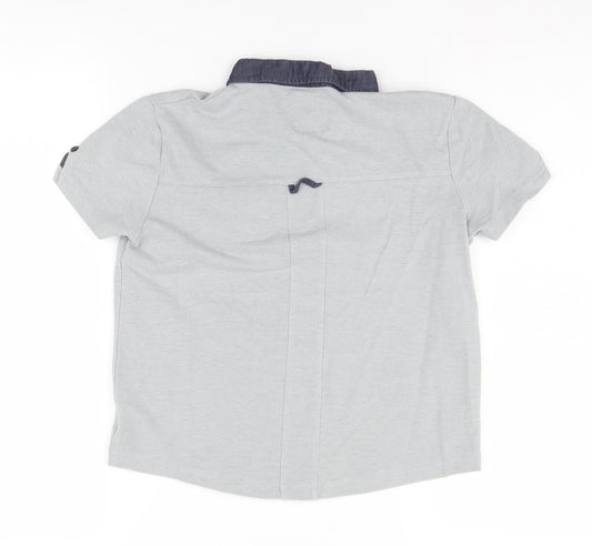 Firetrap Boys Grey Polo Shirt 9-10 Years Regular Fit