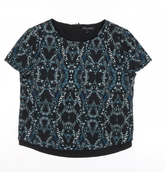 Womens UK Size XS Banana Republic Black Shirt