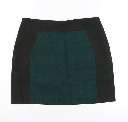 Banana Republic Women's Black Green Pencil Skirt Size 8