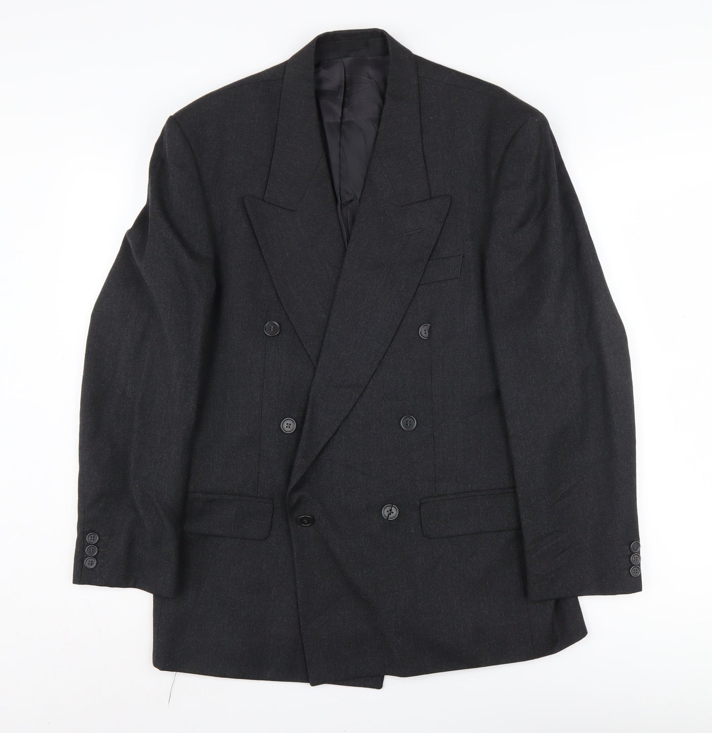 Centaur Originals Men's Black Blazer 38S Double-Breasted