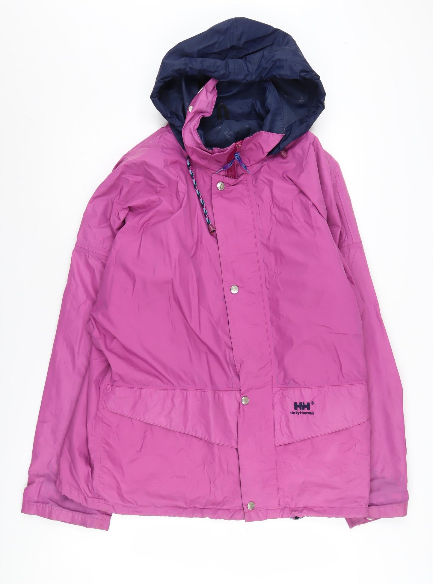 Helly Hansen Women's Pink Hooded Rain Jacket M