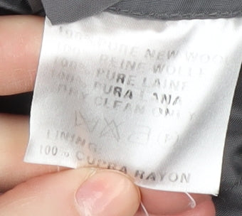 DAKS Men's Black Striped 40R Blazer Classic Style