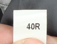 DAKS Men's Black Striped 40R Blazer Classic Style