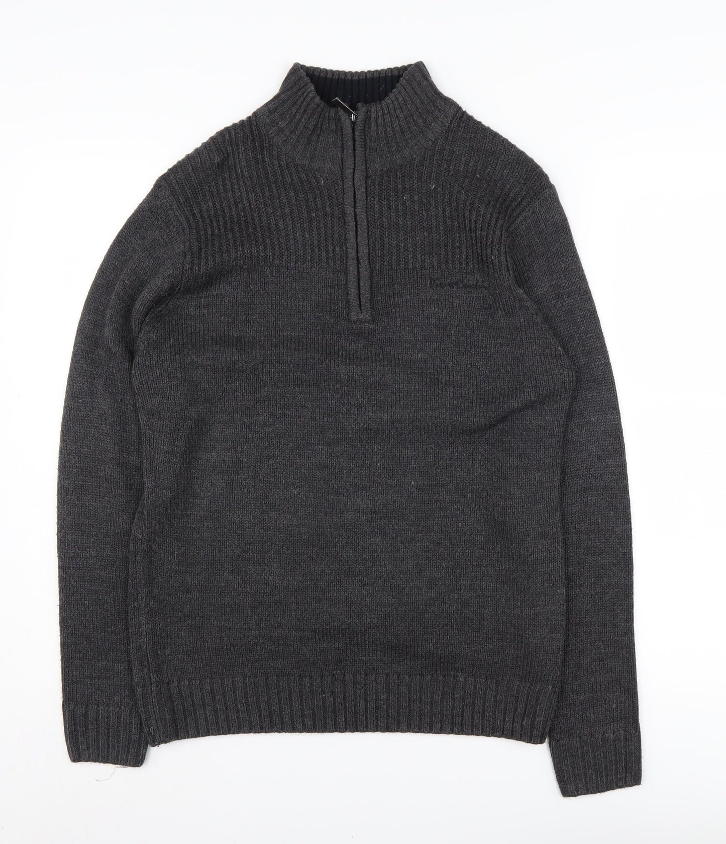 Pierre Cardin Unisex Black Full Zip Jumper S