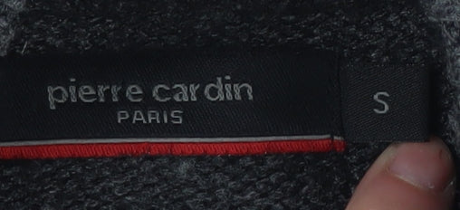 Pierre Cardin Unisex Black Full Zip Jumper S
