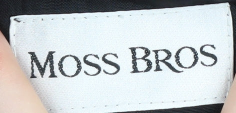 Moss Bros Men's Black Blazer Regular Fit 42R