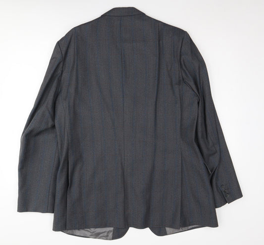 Magee Men's Grey Wool Blazer, Size 44R, Formal Wear