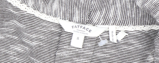 FatFace Women’s Grey 3/4 Sleeve Knit Jacket Size 8