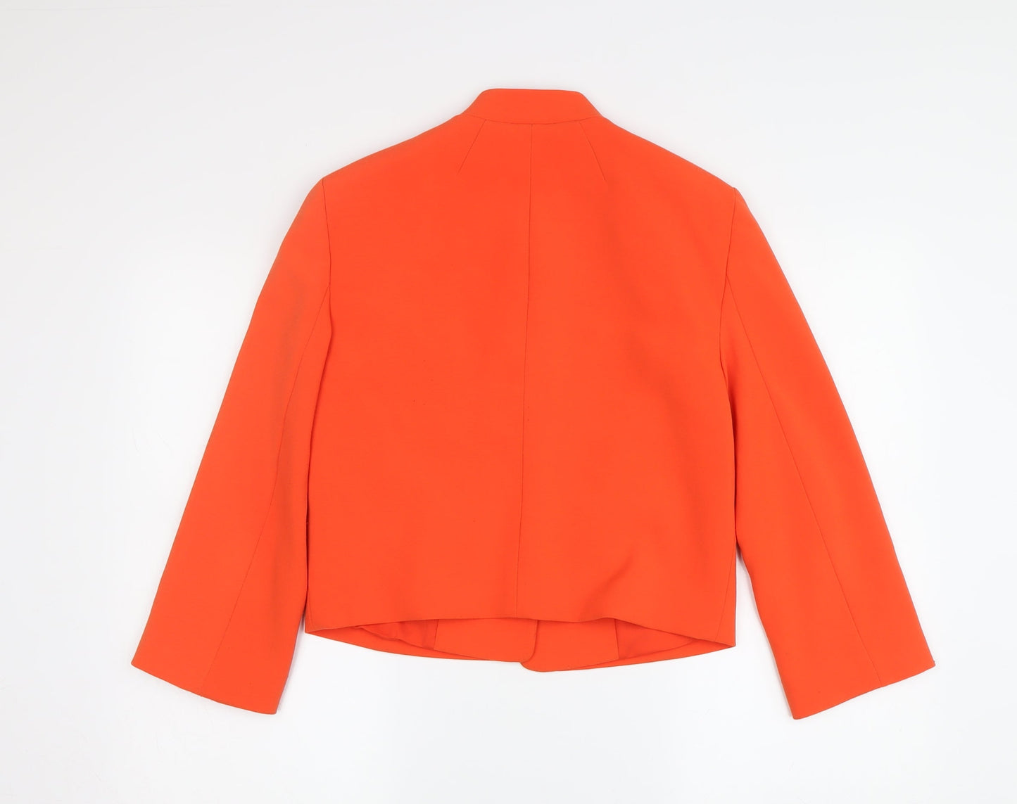Michael Kors Women’s Orange Jacket, Size 4, Zipped Pockets