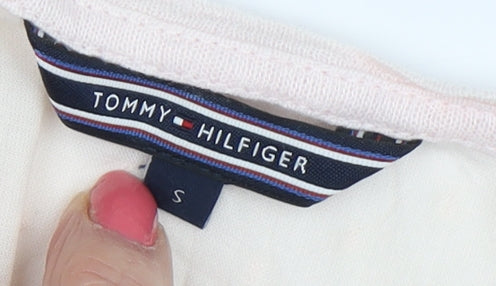 Tommy Hilfiger Women's Pink T-Shirt Size S - Summer Casual