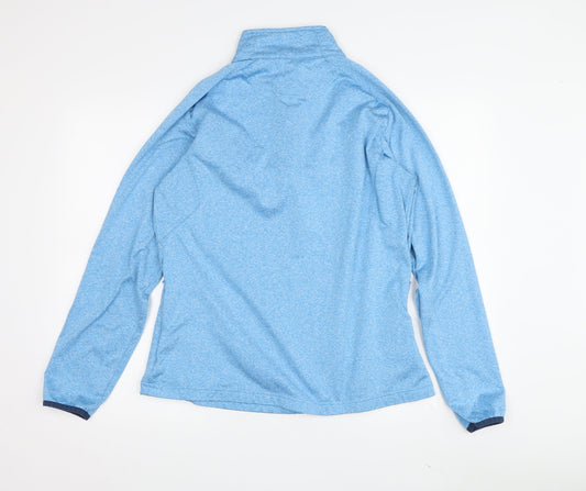 Unisex Adults UK M Regular O'Neills Blue Henley Sweatshirt