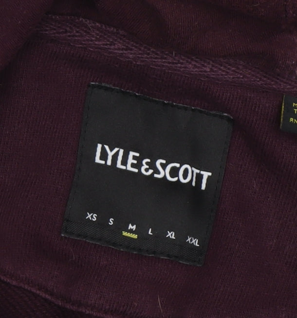 Lyle & Scott Men's Purple Pullover Hoodie M