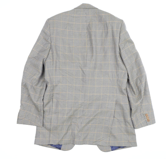 Magee Men's Blue Check Tweed Blazer Size 38R