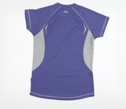 Trespass Women's Purple Short Sleeve Athletic T-Shirt M